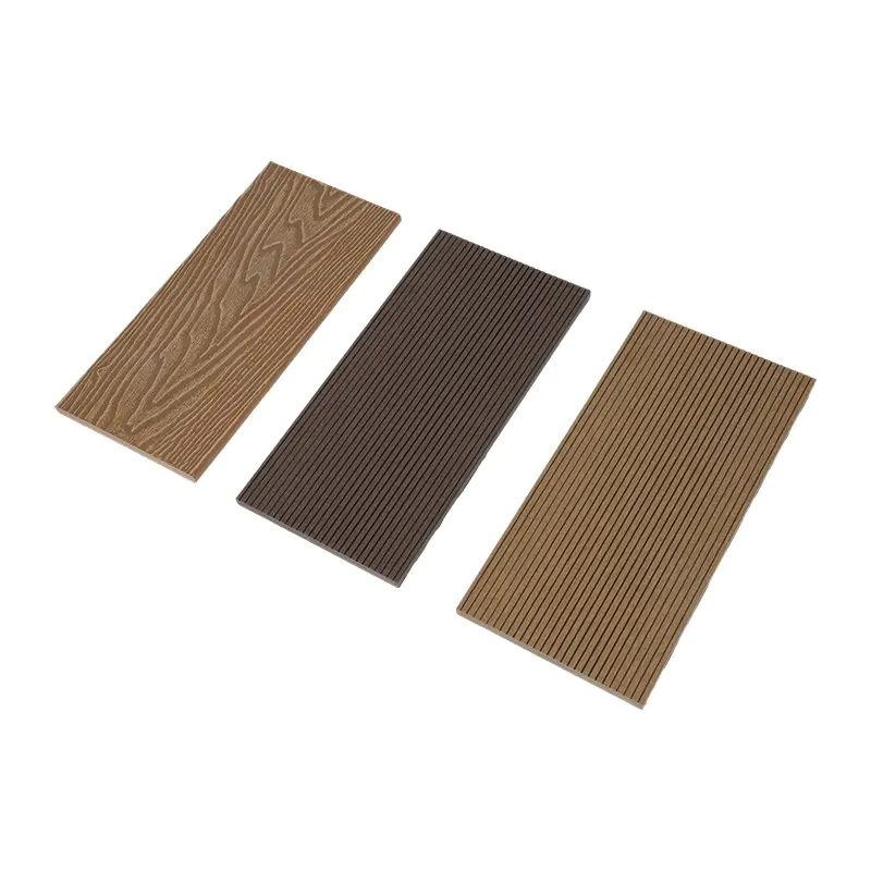 Bord Flooring Ardán Allamuigh Uiscedhíonach Decking Soladach Frith-duillín WPC